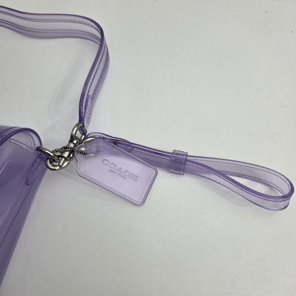 NEW COACH JELLY TABBY BAG - LIGHT VIOLET PURPLE - Picture 7 of 12